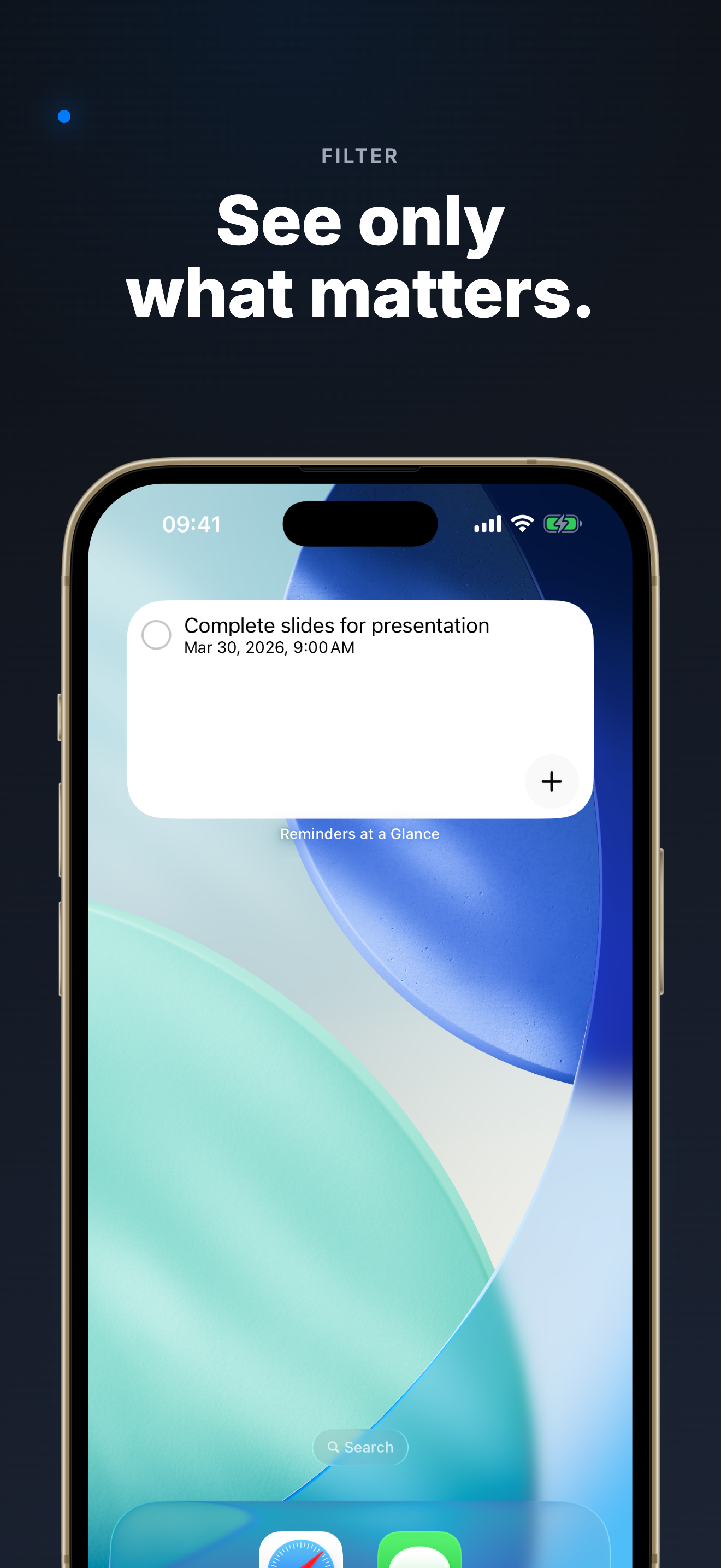 Filter reminders by list